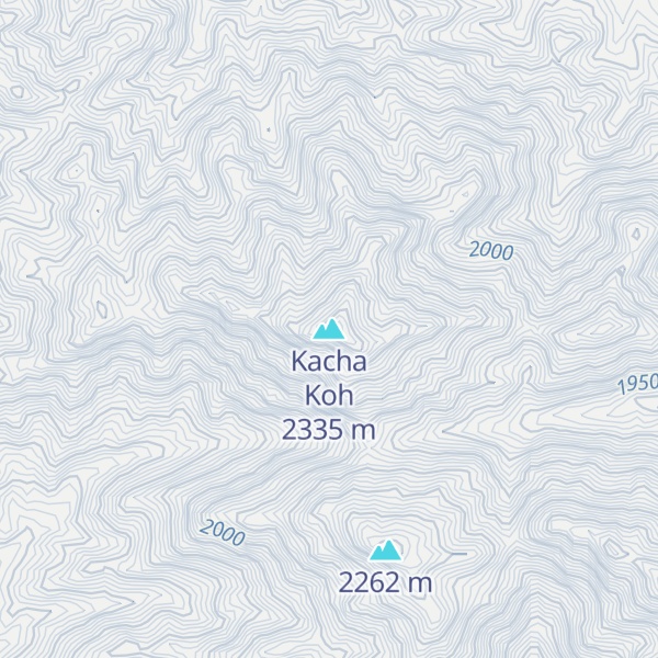 Map of Kacha Koh