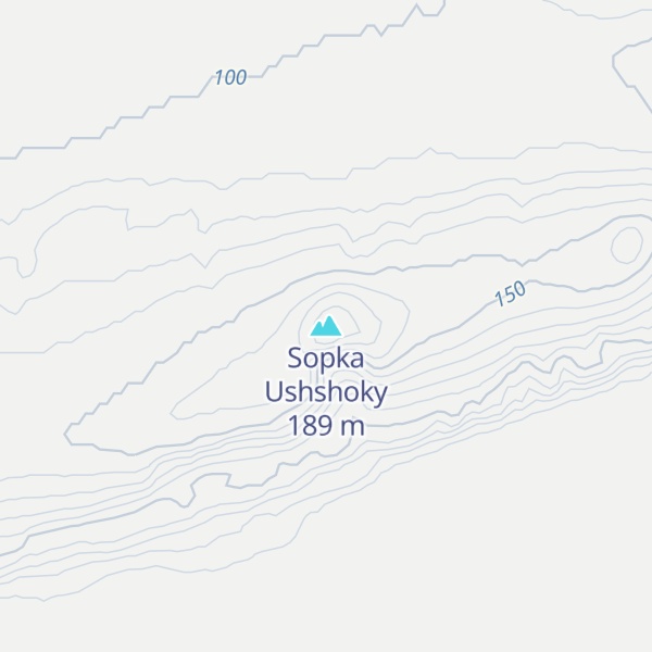 Map of Sopka Ushshoky