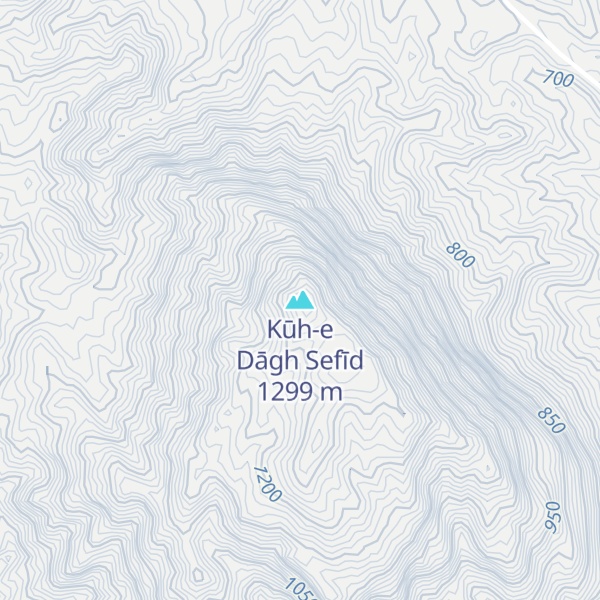 Map of Kūh-e Dāgh Sefīd