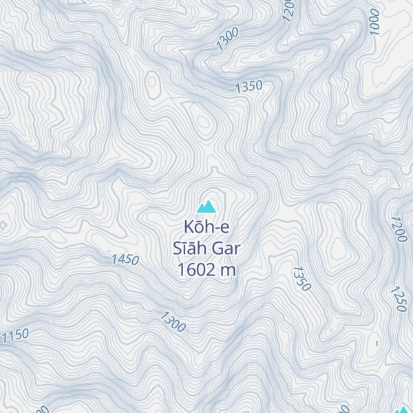 Map of Kōh-e Sīāh Gar