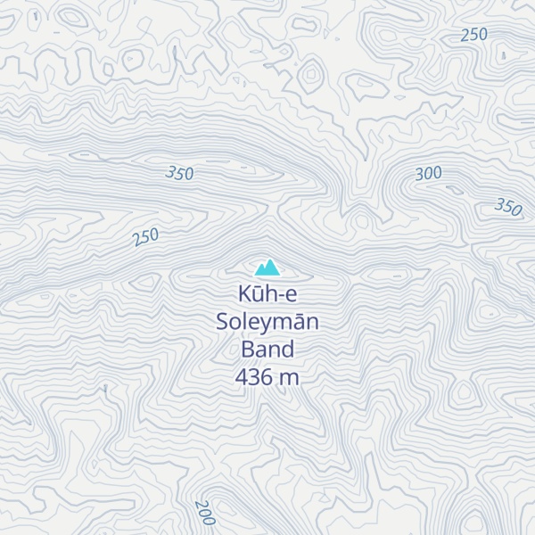 Map of Kūh-e Soleymān Band
