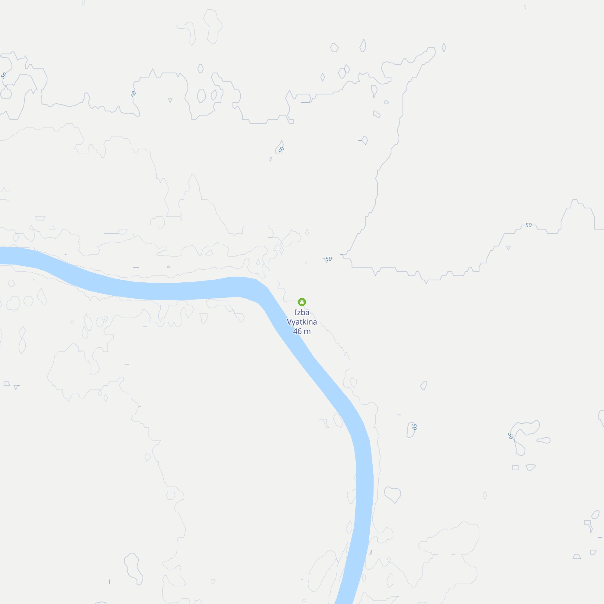 Izba Vyatkina map