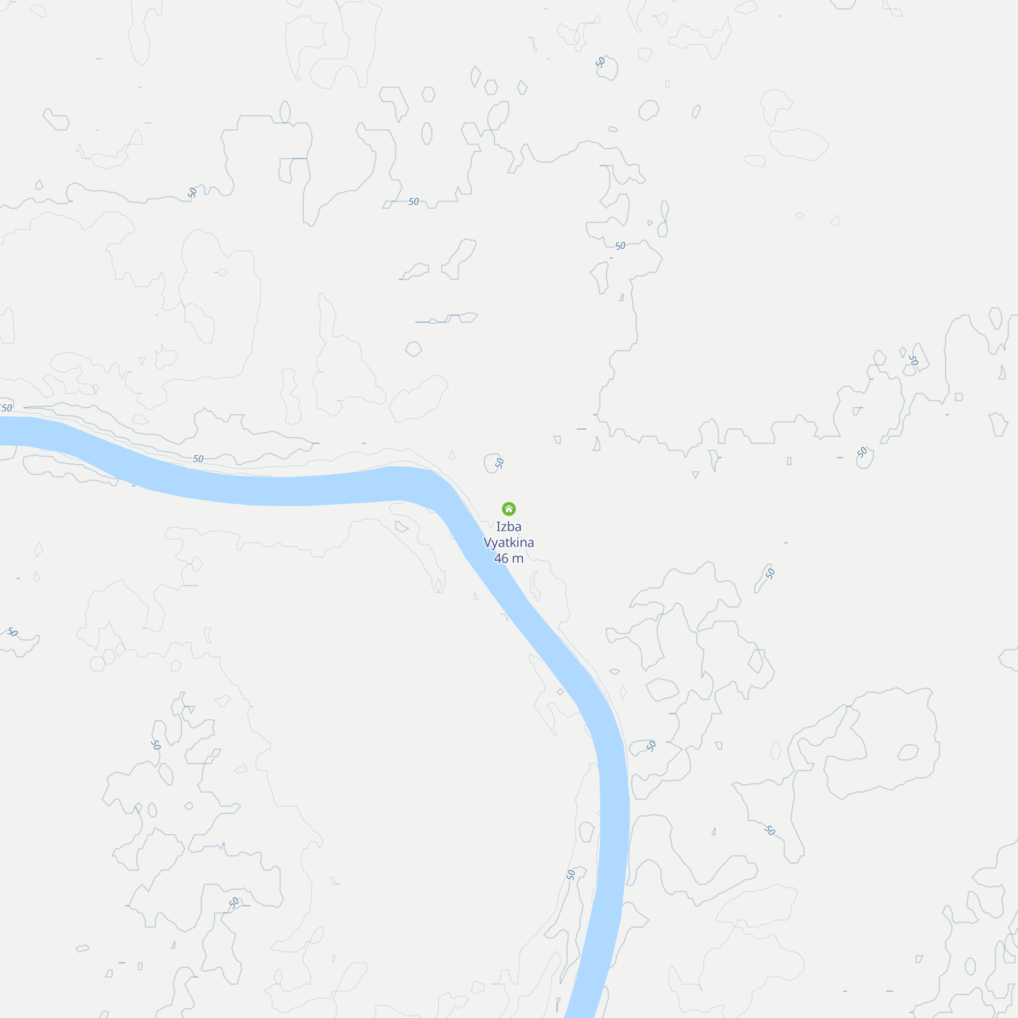 Izba Vyatkina map