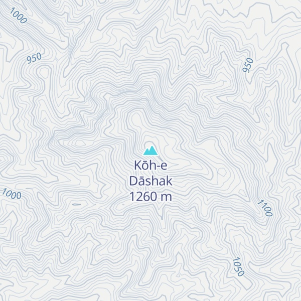 Map of Kōh-e Dāshak
