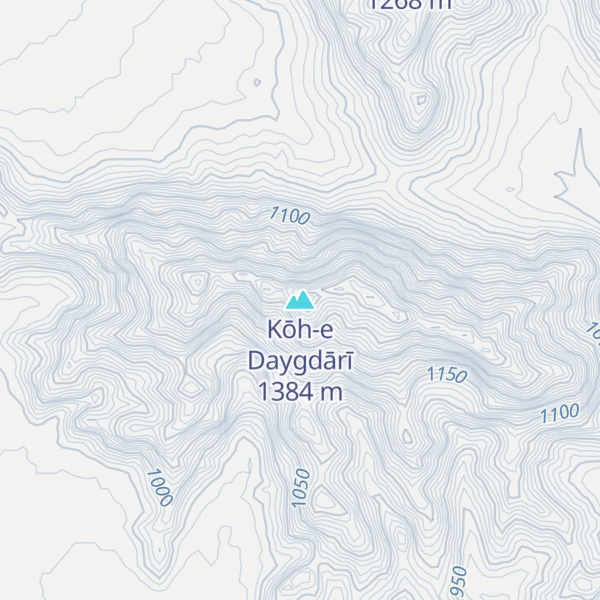 Map of Kōh-e Daygdārī