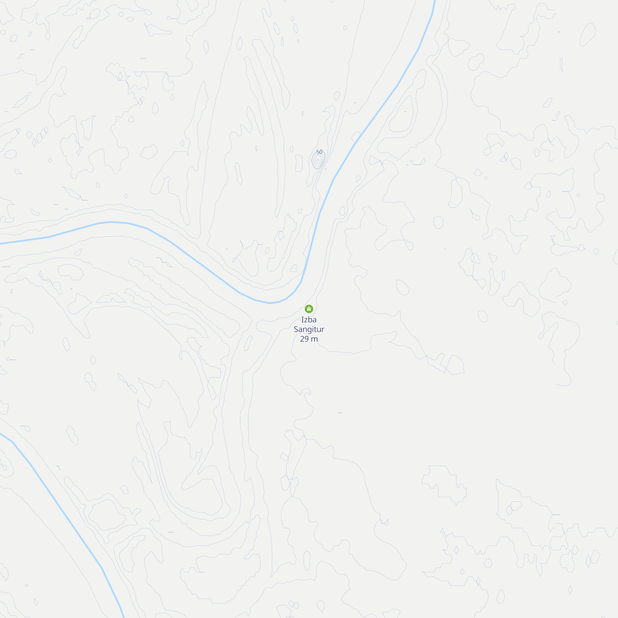 Izba Sangitur map