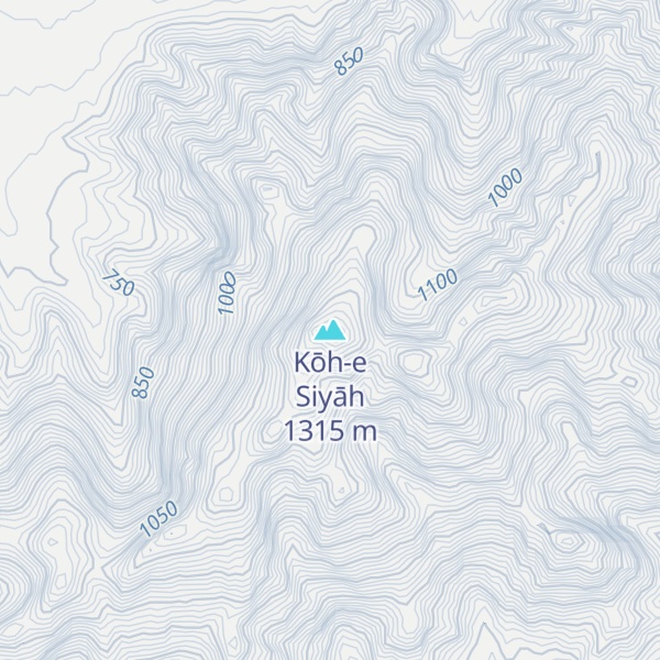 Map of Kōh-e Siyāh