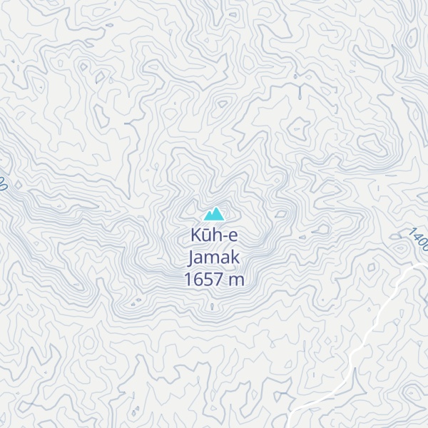 Map of Kūh-e Jamak