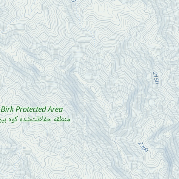 Map of Mount Birk
