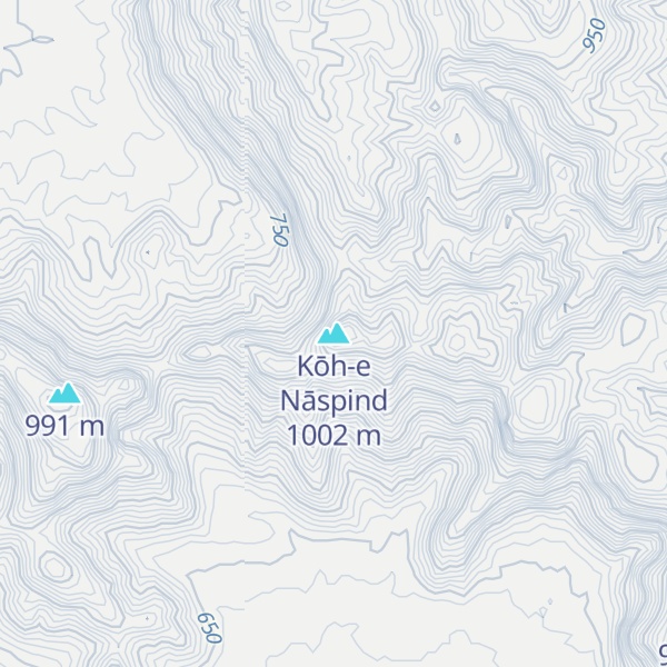 Map of Kōh-e Nāspind