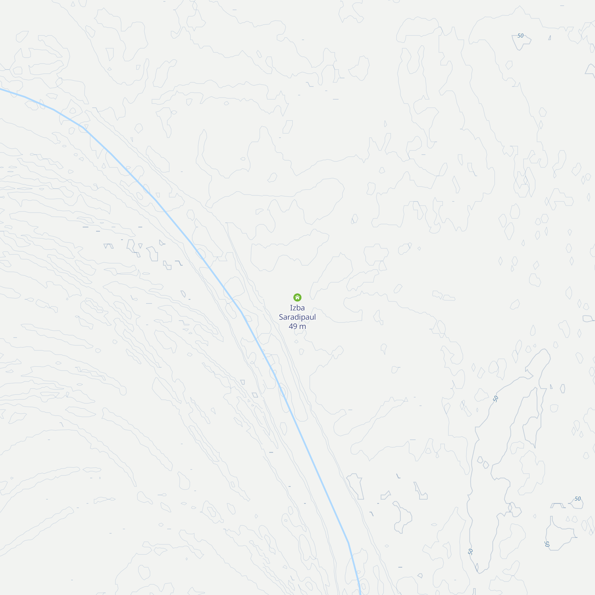Izba Saradipaul map
