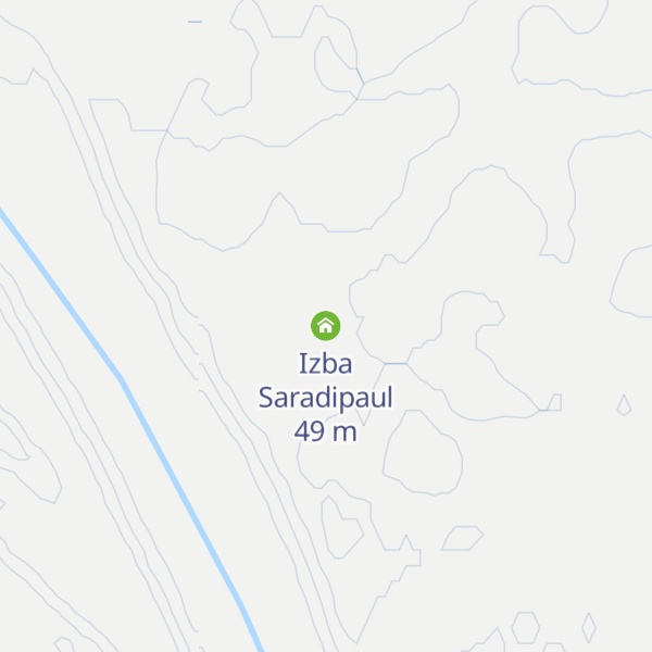 Map of Izba Saradipaul