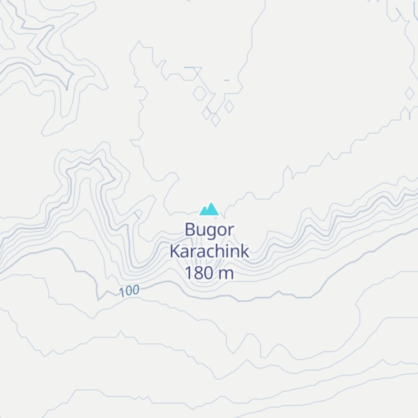 Map of Bugor Karachink