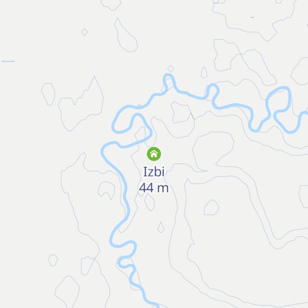 Map of Izbi