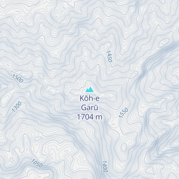 Map of Kōh-e Garū