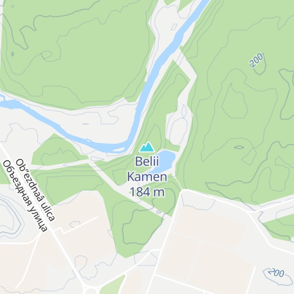 Map of Belii Kamen