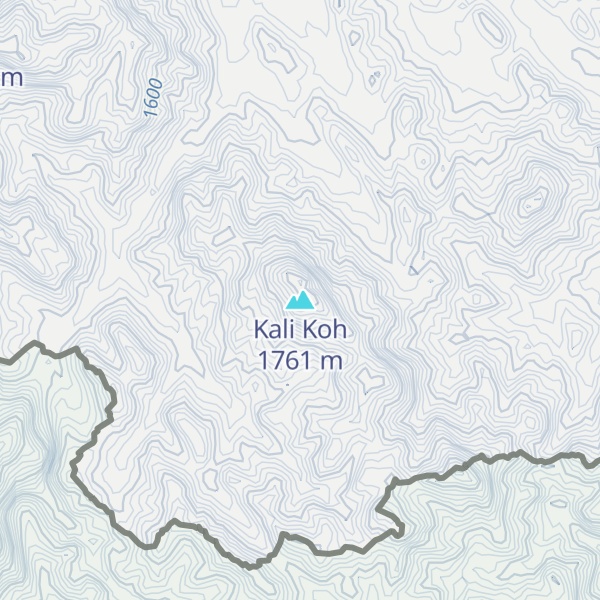 Map of Kali Koh