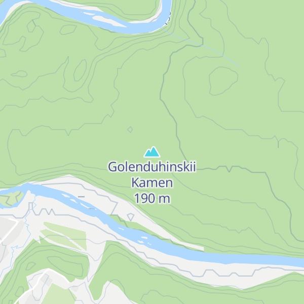 Map of Golenduhinskii Kamen