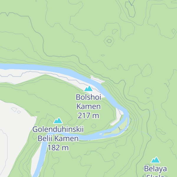 Map of Bolshoi Kamen