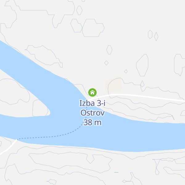 Map of Izba 3-i Ostrov