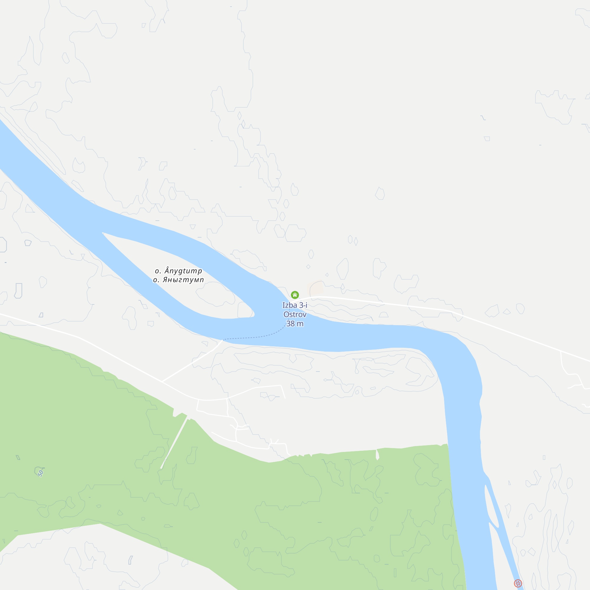 Izba 3-i Ostrov map