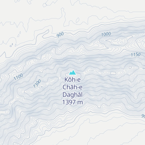 Map of Kōh-e Chāh-e Daghāl