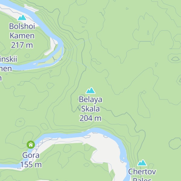 Map of Belaya Skala