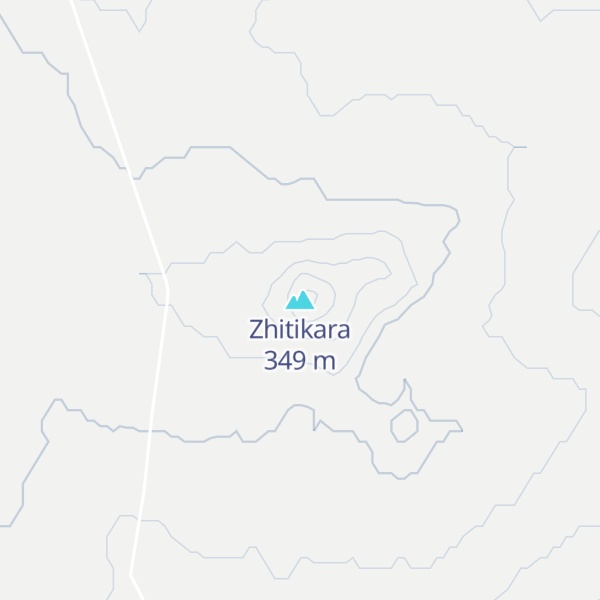 Map of Zhitikara