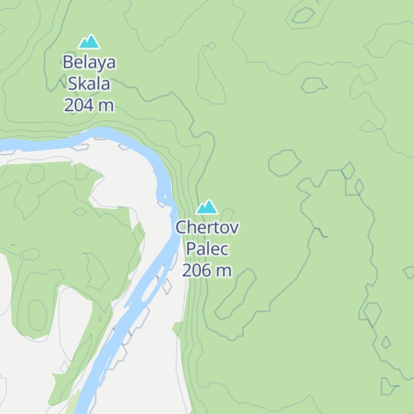 Map of Chertov Palec