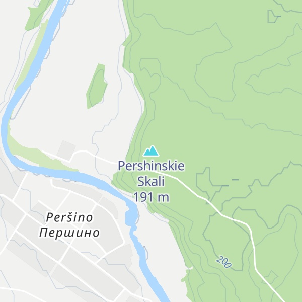 Map of Pershinskie Skali