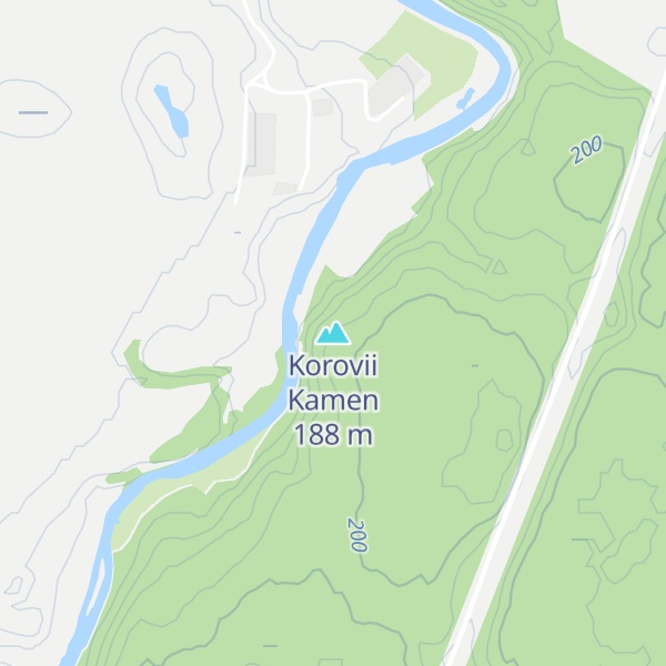 Map of Korovii Kamen