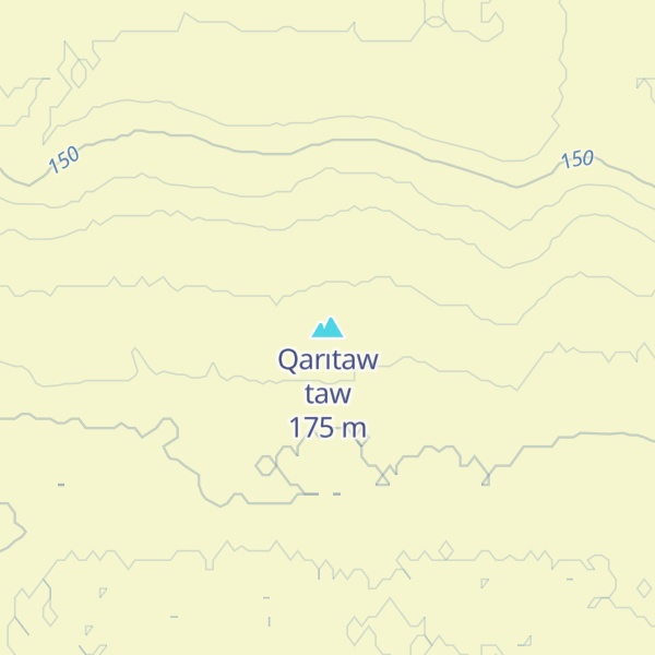 Map of Qarıtaw taw