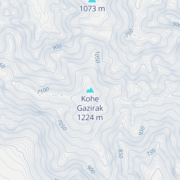 Map of Kohe Gazirak