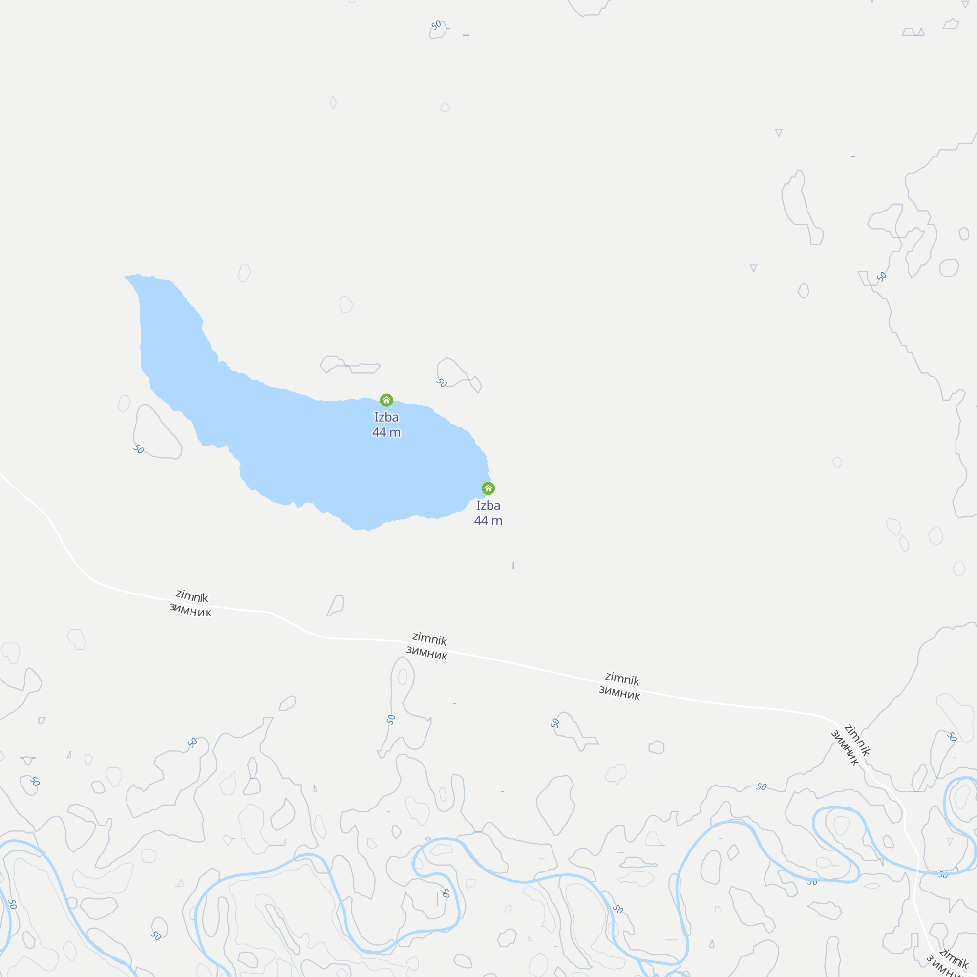 Izba map