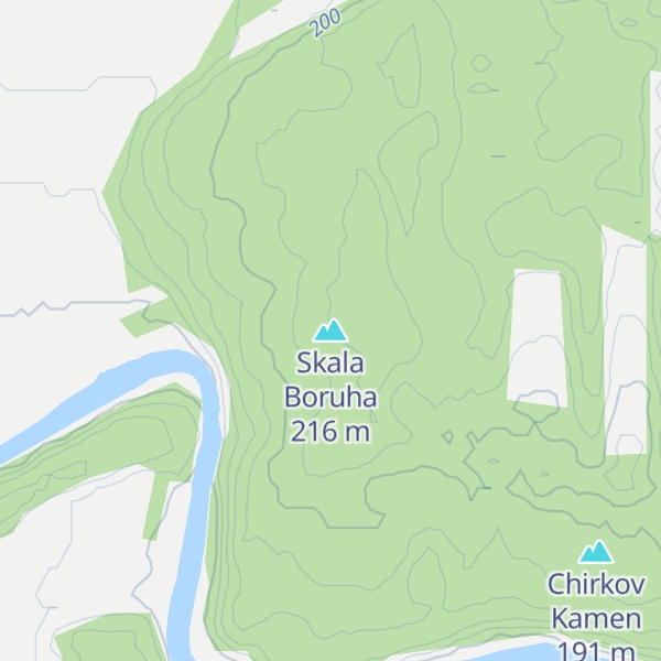 Map of Skala Boruha