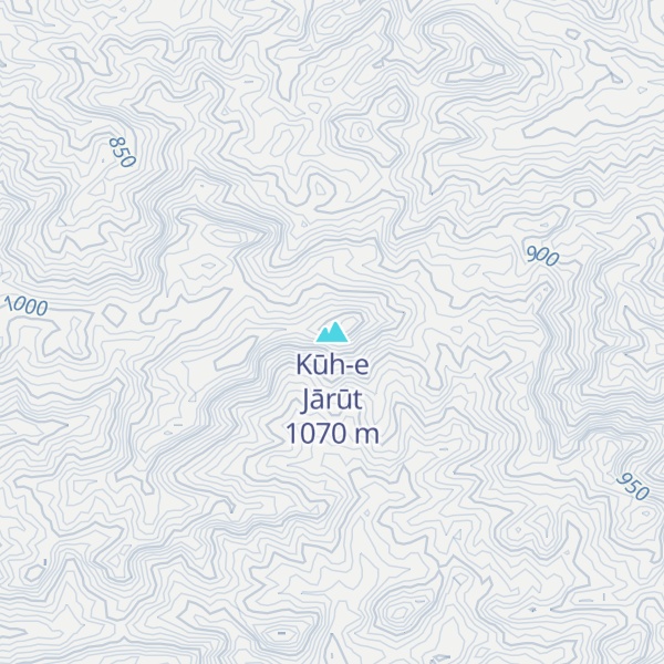 Map of Kūh-e Jārūt