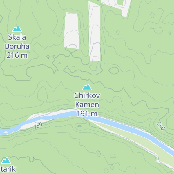 Map of Chirkov Kamen