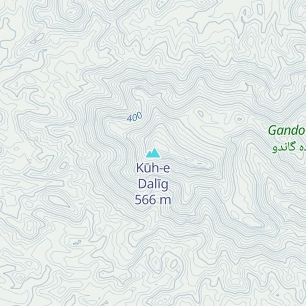 Map of Kūh-e Dalīg