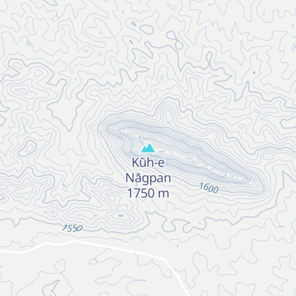 Map of Kūh-e Nāgpan
