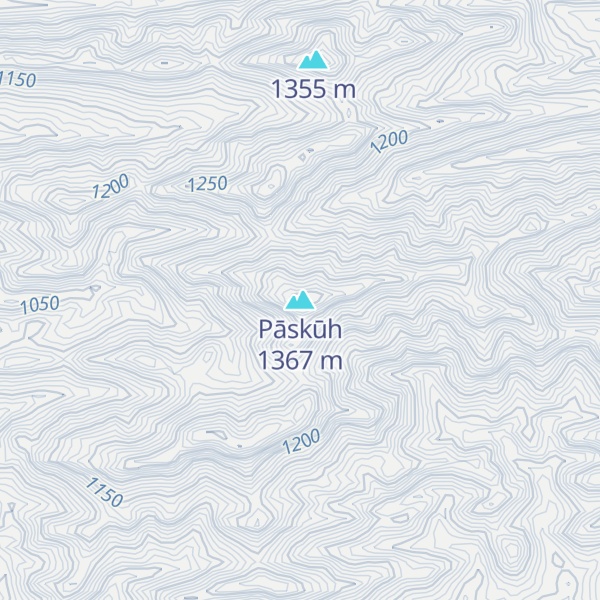 Map of Pāskūh