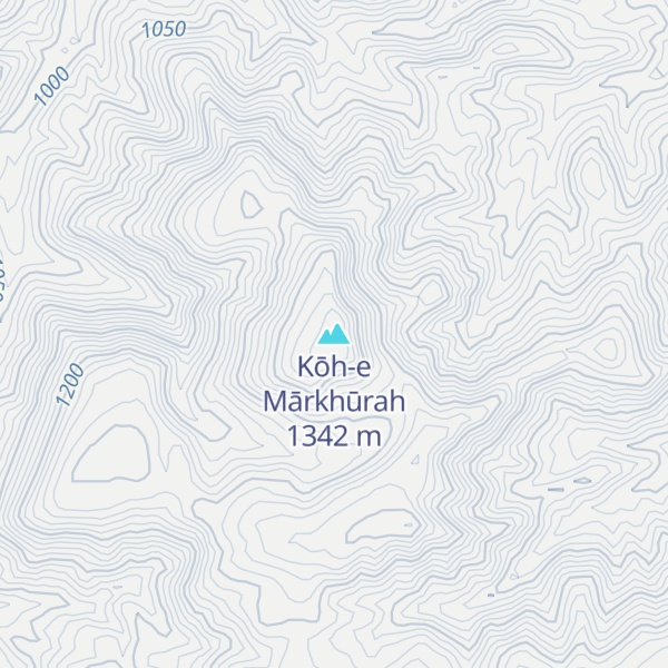 Map of Kōh-e Mārkhūrah