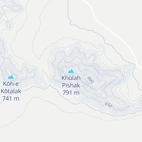 Map of Khūlah Pishak