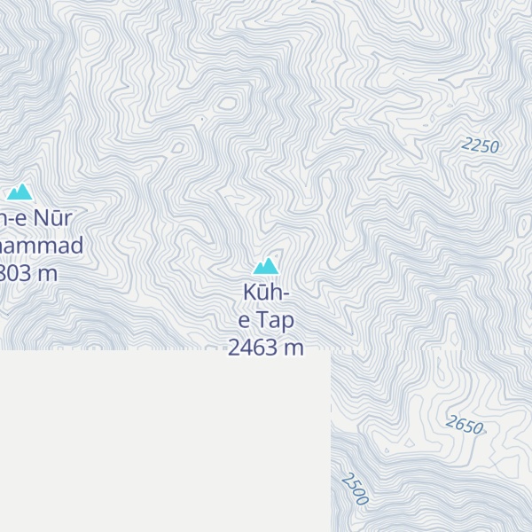 Map of Kūh-e Tap