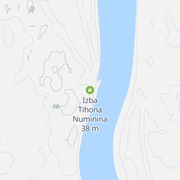 Map of Izba Tihona Numinina