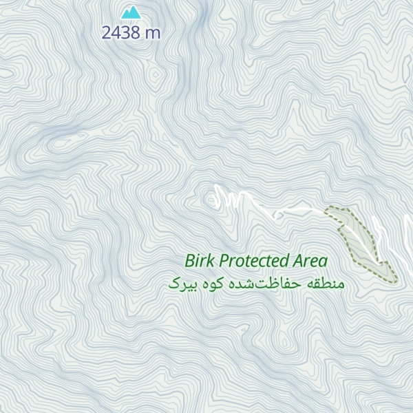 Map of Birak Mountain