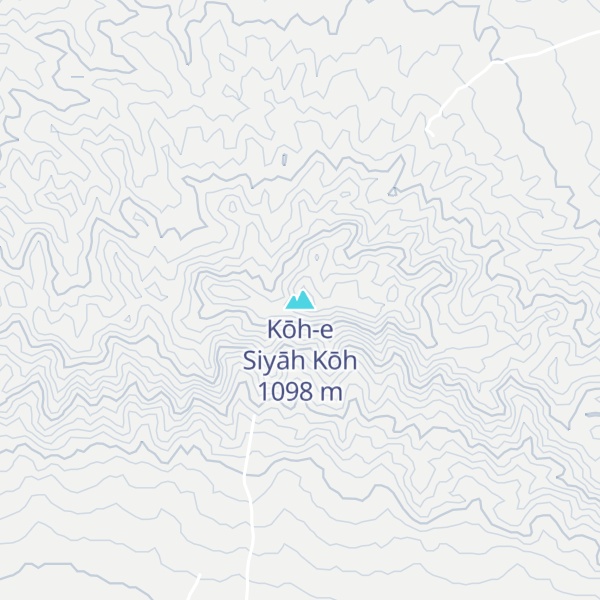 Map of Kōh-e Siyāh Kōh