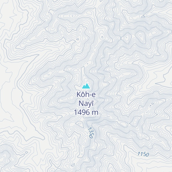Map of Kōh-e Nayī