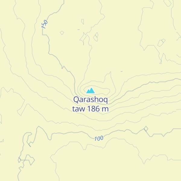 Map of Qarashoq taw