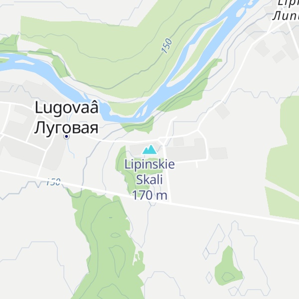Map of Lipinskie Skali