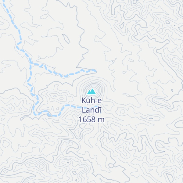 Map of Kūh-e Landī